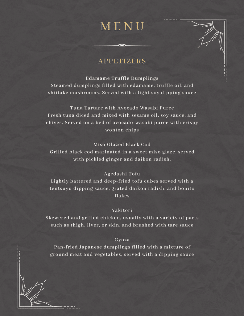 Japanese FIne Dining-1