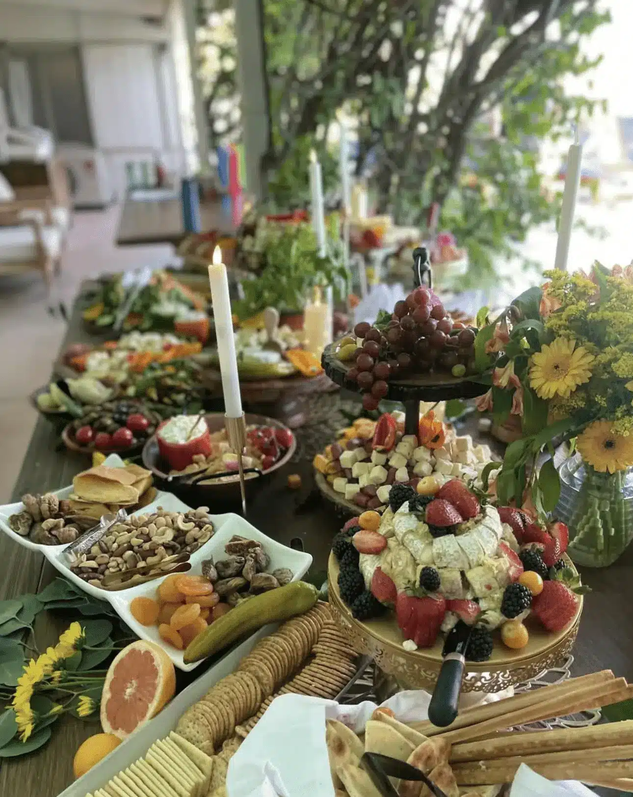 catering spread
