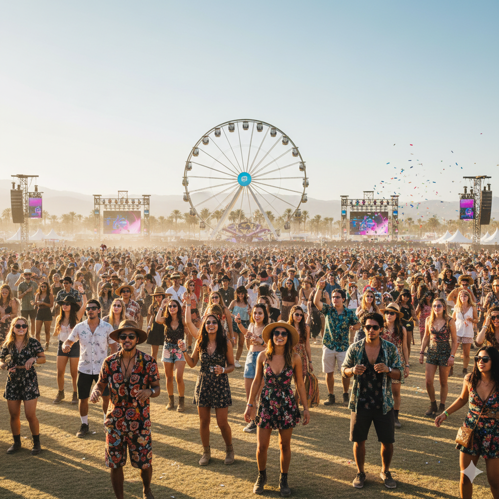 Hiring a Professional Caterer for Coachella Valley Music Festival Weekends