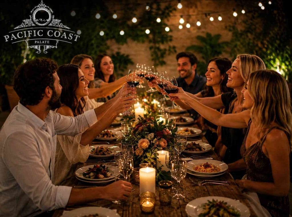 Wine & Seasonal Tasting Dinner Party Theme